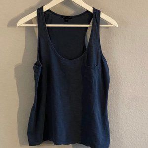 Gap Navy Blue Racerback Front Pocket Tank Top